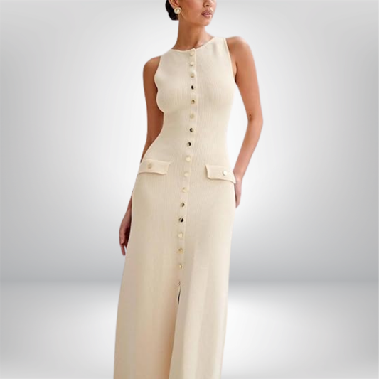 Vestidos Elegantes de Punto Largo