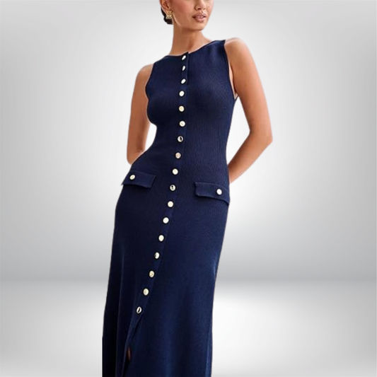 Vestidos Elegantes de Punto Largo