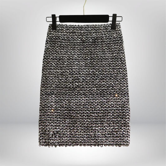 Falda Corta Ceñida de Cintura Alta Todo-Uso para Mujer