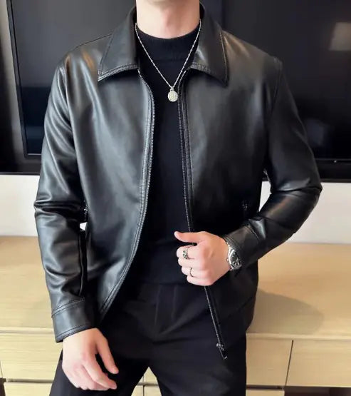 Chaqueta de Cuero para Hombre