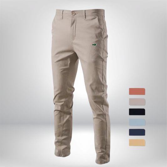 Pantalón Slim Fit de Color Sólido para Hombre