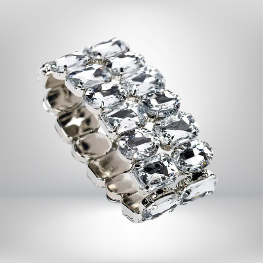 Pulsera de Moda Clásica - Lujo con Estrás