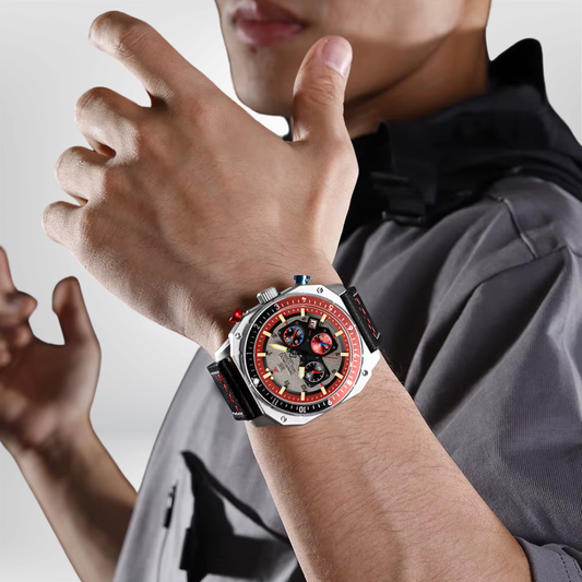 NAVIFORCE - Reloj deportivo multifunción resistente al agua para hombre