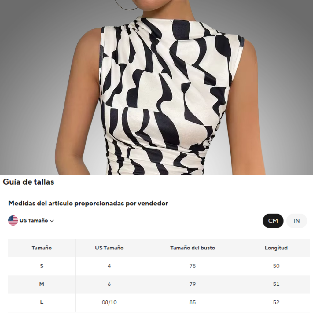 Camiseta sin mangas plisada de color liso para mujer