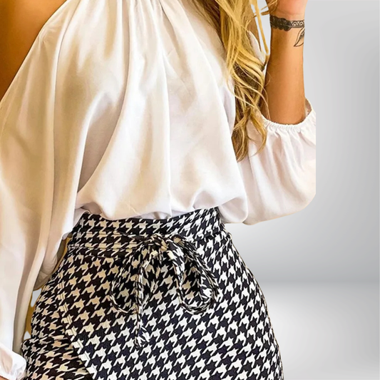 Conjunto elegante de hakama informal para mujer