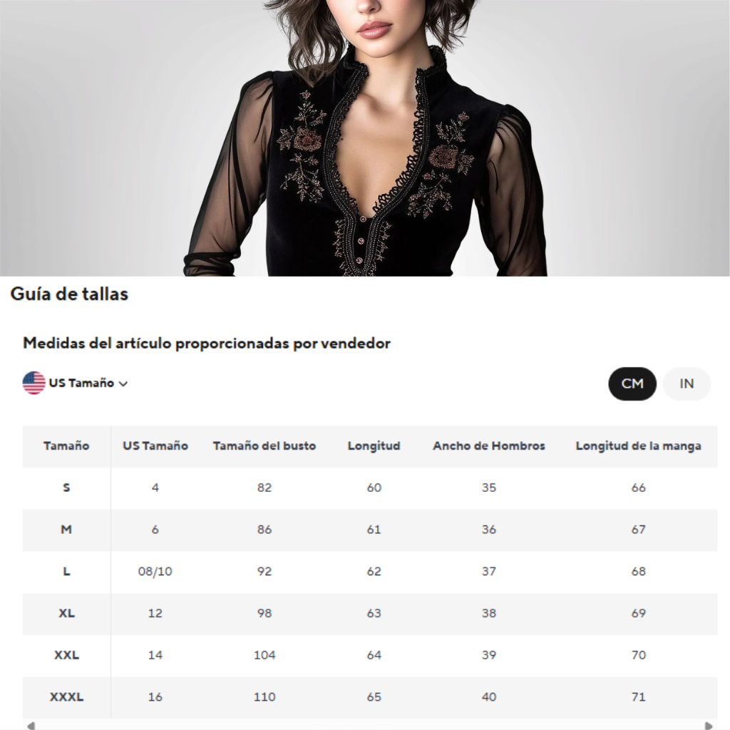 Blusa transparente para mujer, elegante, con bordado floral, estilo retro americano