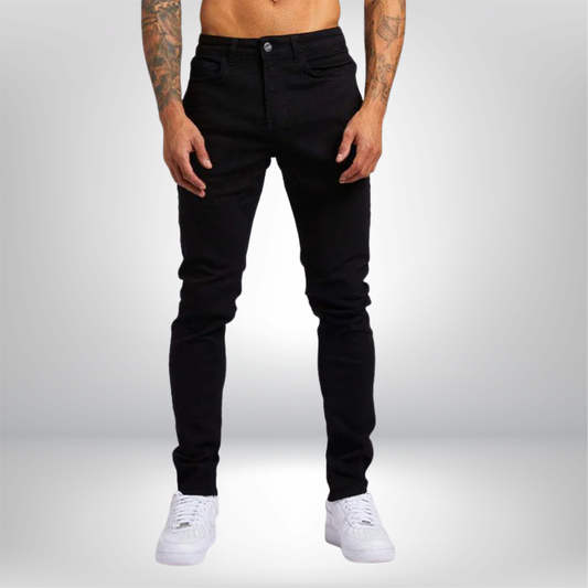 Jeans Slim Fit de Cintura Alta para Hombre