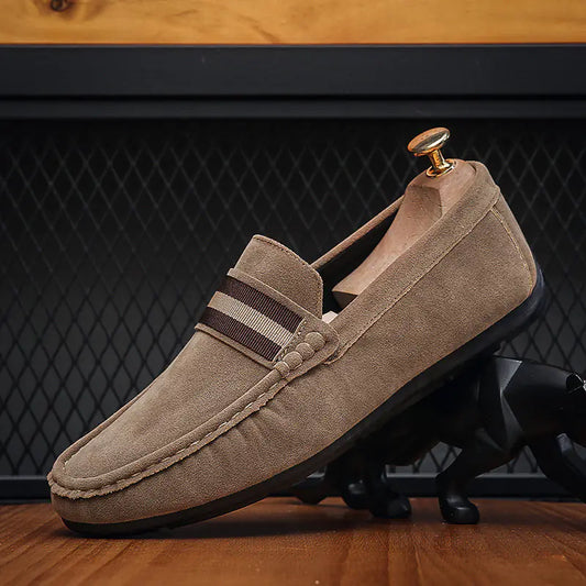 Mocasines Sin Cordones para Hombre de Suela Blanda y Estilo Casual