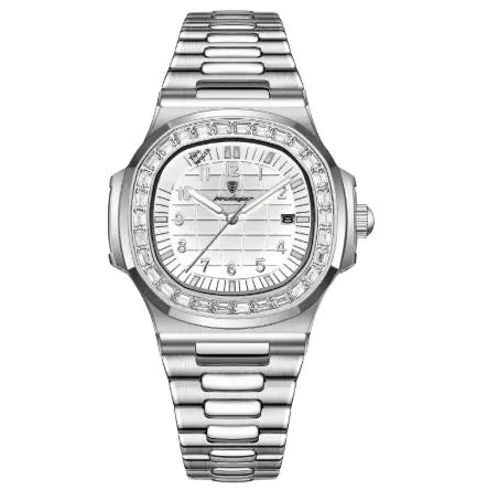 Reloj de Cuarzo Luminoso Impermeable de Lujo para Hombre