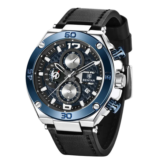 Reloj de Cuarzo Impermeable con Características Multifuncionales