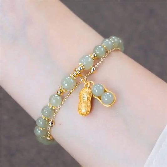 Pulsera Vintage de Cuentas con Carácter Único