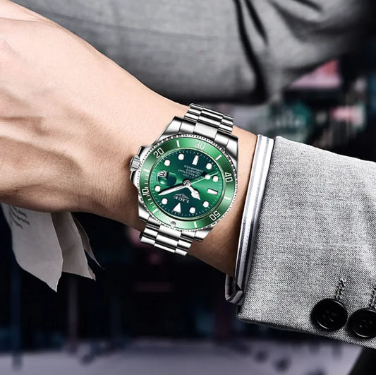 Reloj de Cuarzo Impermeable para Hombre