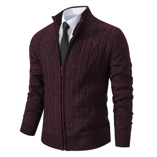 Fiorinni Cárdigan para Hombre - Chaqueta de Punto Grueso
