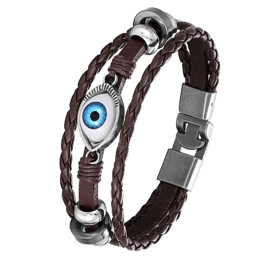 Pulsera Multicapa del Ojo Turco