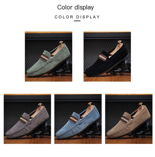 Mocasines Sin Cordones para Hombre de Suela Blanda y Estilo Casual