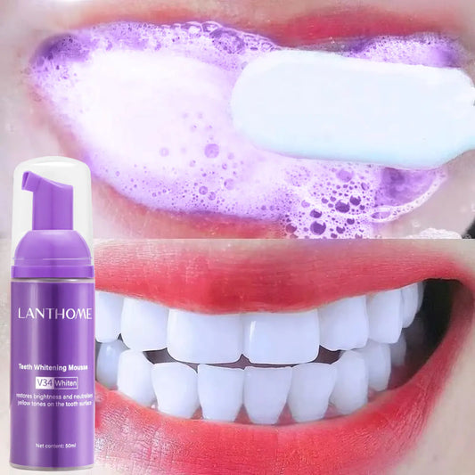 Espuma Blanqueadora de Dientes Lanthome V34 para el Cuidado Oral
