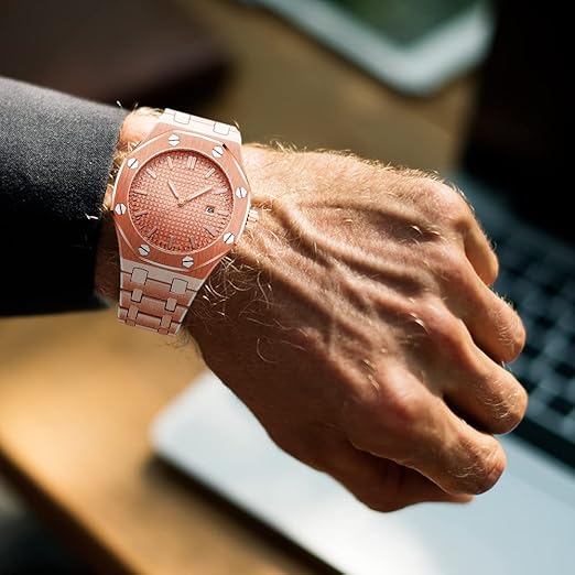 Reloj de cuarzo BARAMON Royalty de acero inoxidable