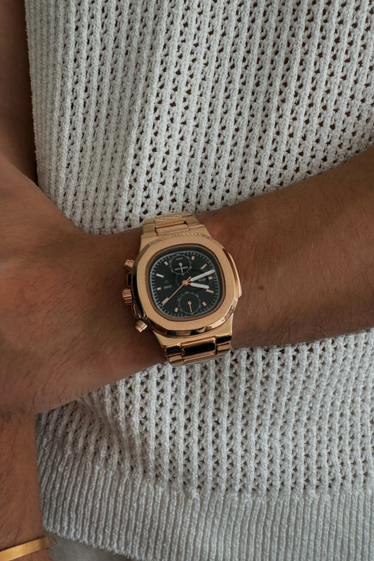 Reloj de Cuarzo Impermeable AquaChron para Hombre