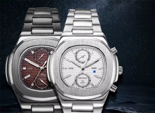 Reloj de Cuarzo Impermeable AquaChron para Hombre
