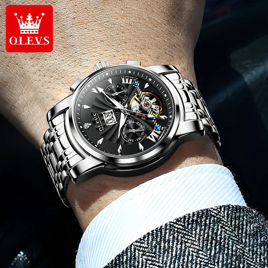 Reloj Automático OLEVS  Diamante Tourbillon