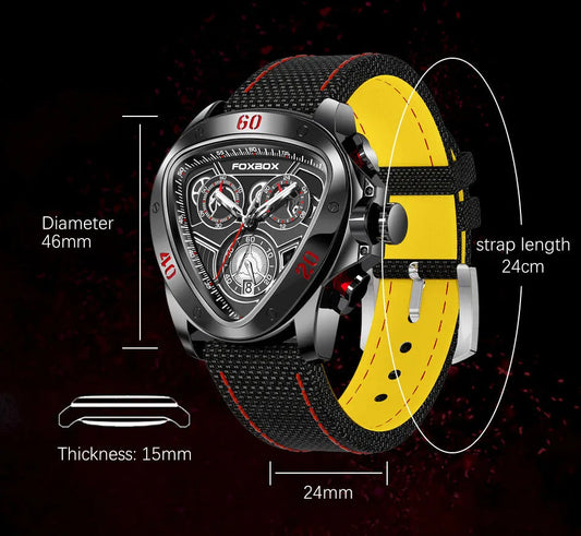 Reloj Triangular de cuarzo para hombre