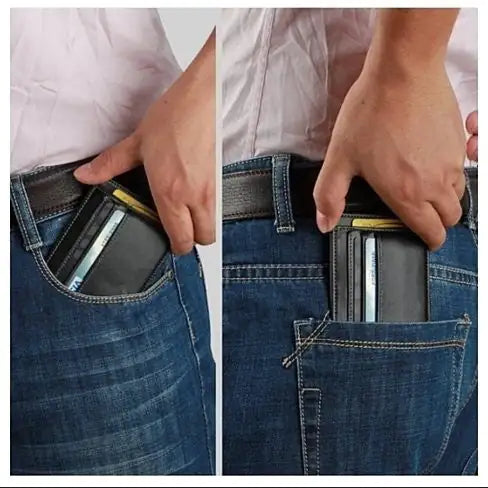Cartera Invisible con Protección RFID