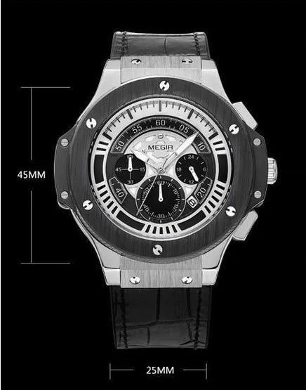 Reloj de Cuarzo Multifuncional Impermeable para Hombres