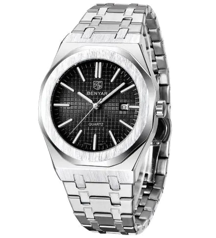 Reloj de Cuarzo Luminoso y Resistente al Agua para Hombre