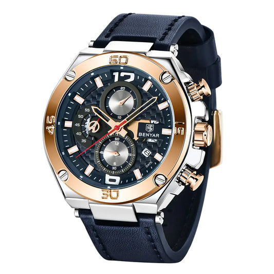 Reloj de Cuarzo Impermeable con Características Multifuncionales