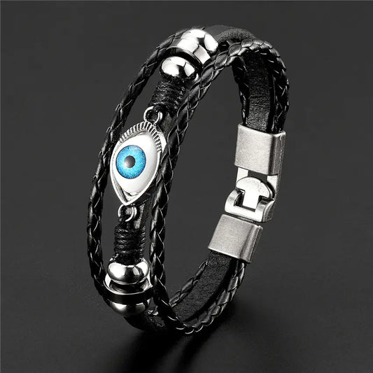 Pulsera Multicapa del Ojo Turco