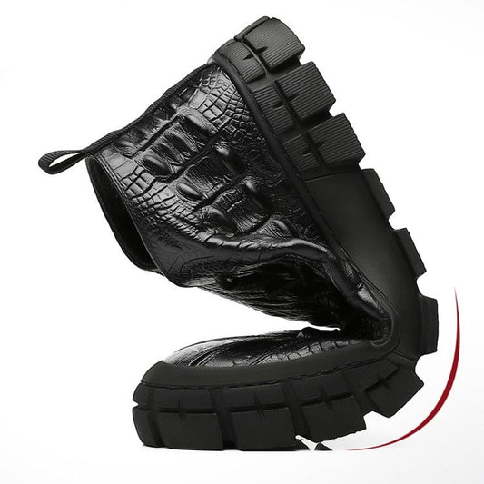 Zapatos Casuales de Cuero para Hombres para Otoño e Invierno