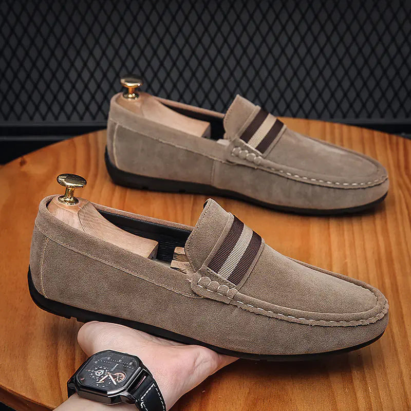 Mocasines Sin Cordones para Hombre de Suela Blanda y Estilo Casual