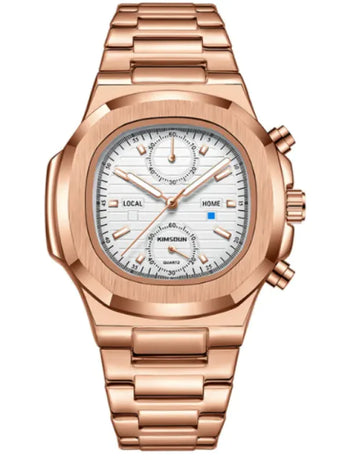 Rose Gold White Face
