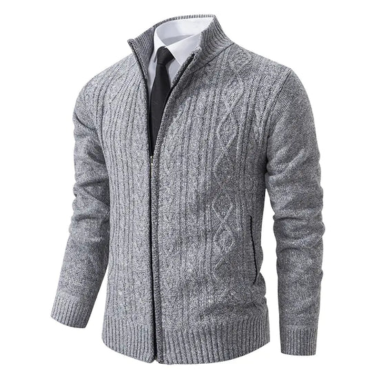 Fiorinni Cárdigan para Hombre - Chaqueta de Punto Grueso