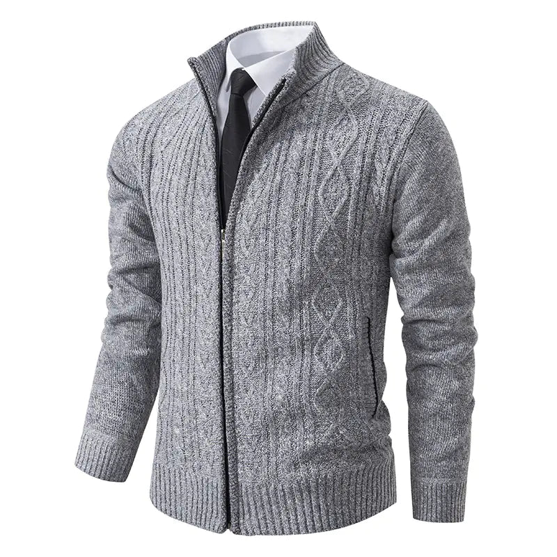 Fiorinni Cárdigan para Hombre - Chaqueta de Punto Grueso