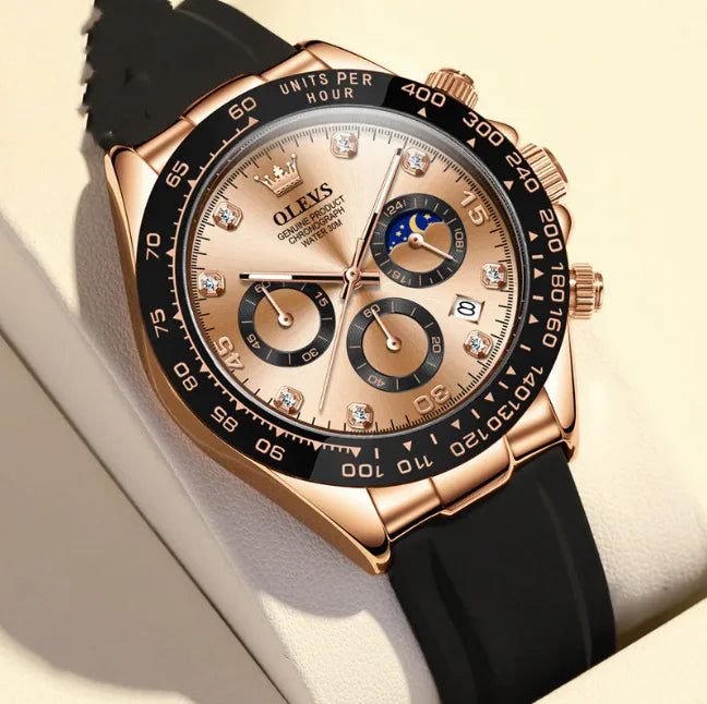 Reloj de Cuarzo Multifuncional para Hombre Lumi Tech