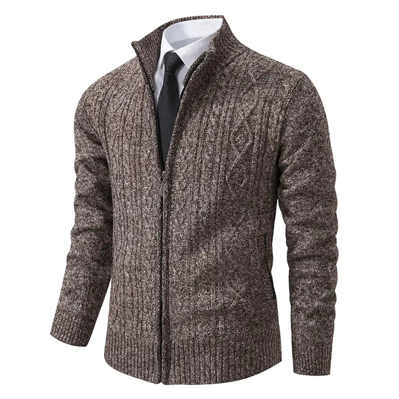 Fiorinni Cárdigan para Hombre - Chaqueta de Punto Grueso