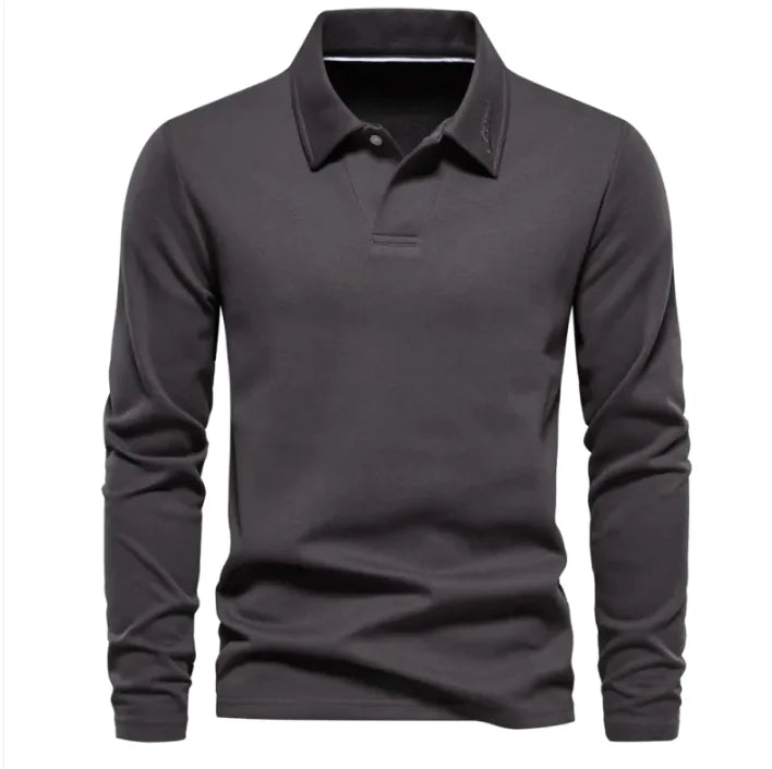 Polo Clásico de Manga Larga: Elegancia Atemporal
