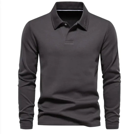 Polo Clásico de Manga Larga: Elegancia Atemporal
