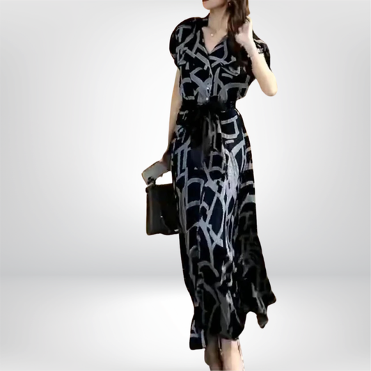 Vestido Chic de Verano  Cuello O