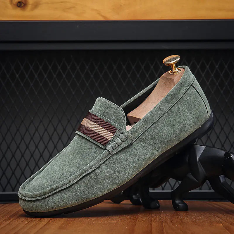 Mocasines Sin Cordones para Hombre de Suela Blanda y Estilo Casual