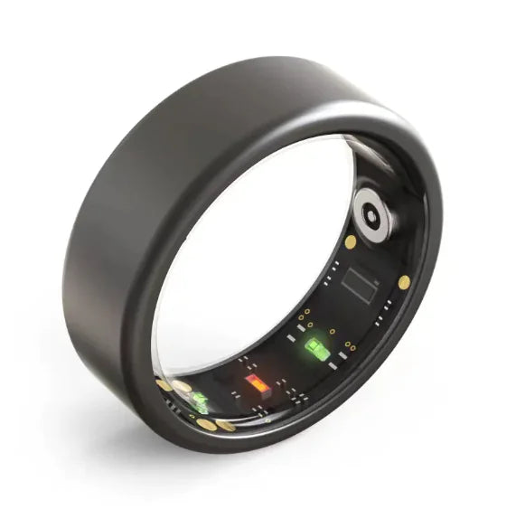 Anillo Inteligente R06 Pareja Monitoreo de Ritmo Cardíaco, Oxígeno en Sangre, Presión Arterial y Sueño