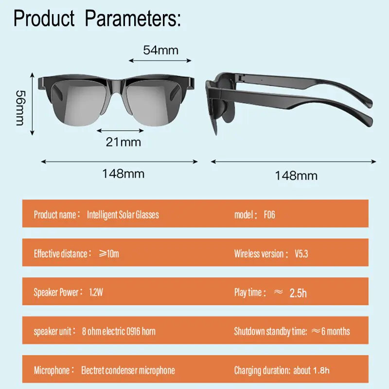 Lentes de Sol con Bluetooth