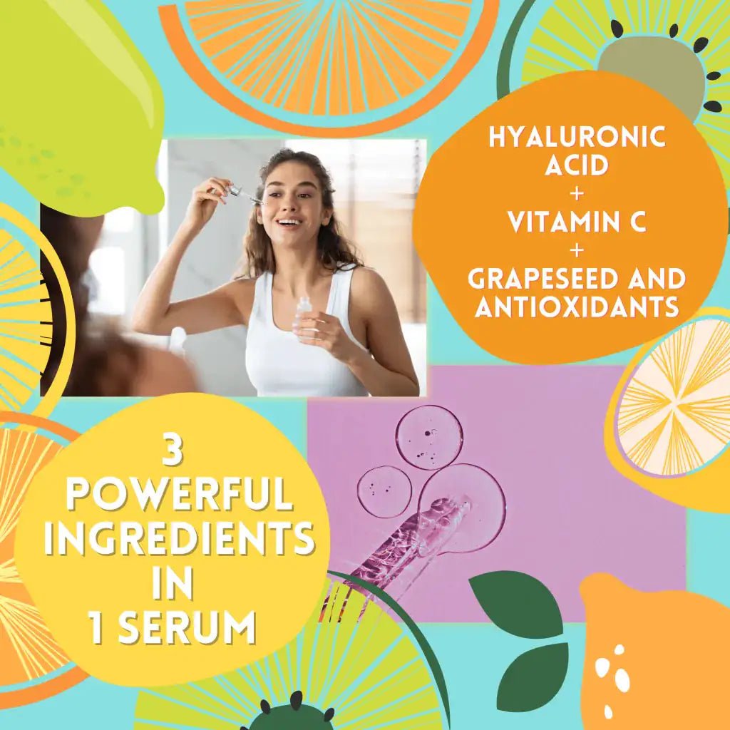 Suero Antioxidante de Ácido Hialurónico y Vitamina C