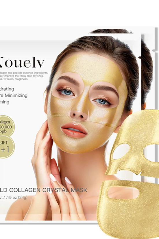 Mascarilla Facial de Colágeno y Oro 24K OAKSII Hidratante Bio Colágeno Mascarilla Nocturna