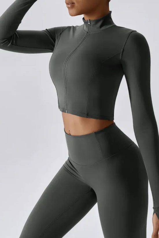 Chaqueta de Correr para Mujeres con Cremallera