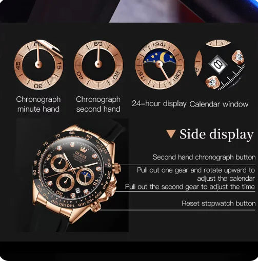 Reloj de Cuarzo Multifuncional para Hombre Lumi Tech