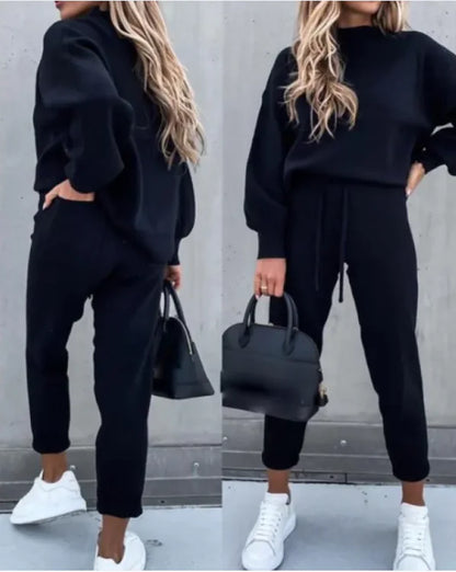 Conjunto Casual de Sudadera y Pantalón: Comodidad y Estilo en Dos Piezas