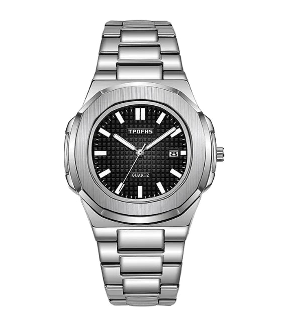 Reloj de Cuarzo de Acero Impermeable