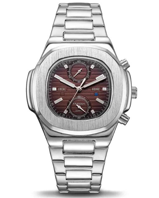 Reloj de Cuarzo Impermeable AquaChron para Hombre